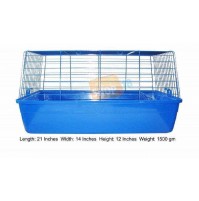 Rabbit Cage Blue Small R1